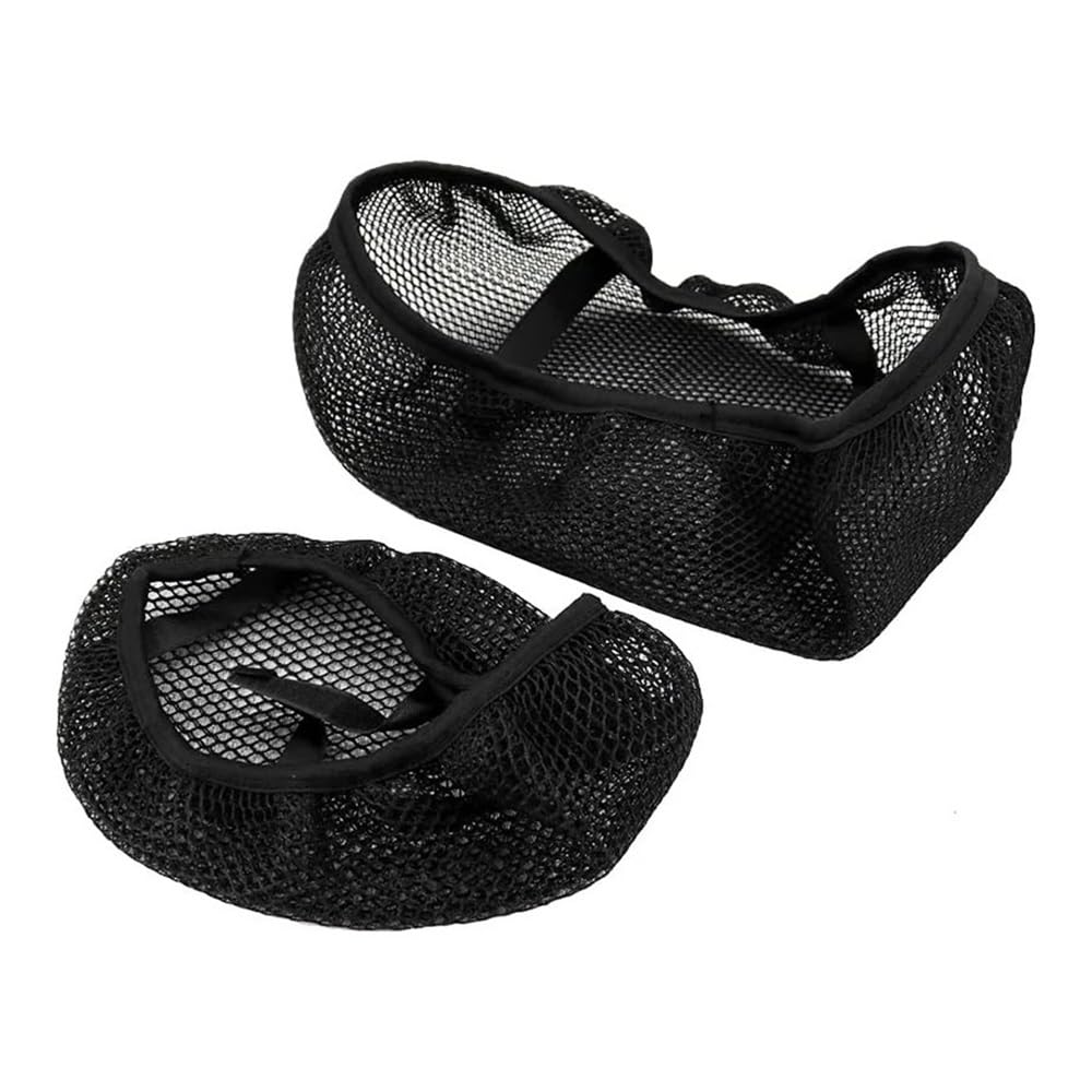AIERDEYP Sitzabdeckung Motorrad Motorrad-Sitzbezug Für Royal Enfield Für Himalayan 411 2016–2022 Sitzbezüge Sitzschutzkissen 3D-Honeycomb-Mesh-Sitzkissen(1 Paar) von AIERDEYP