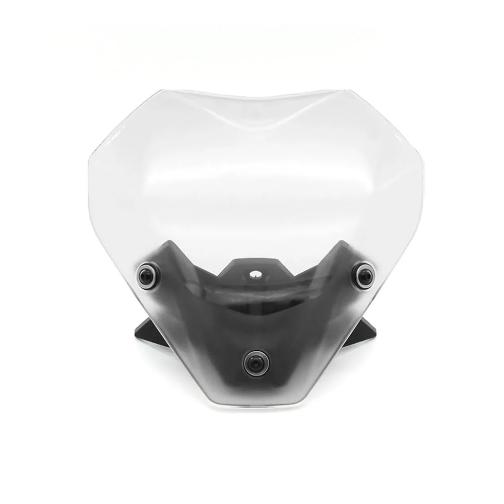 AIERDEYP Windschild Motorrad Motorrad Spoiler Windschutz Windabweiser Bildschirm Schild Spoiler Für Für S1000R Für S 1000 R 2021 2022 2023(Transparent) von AIERDEYP