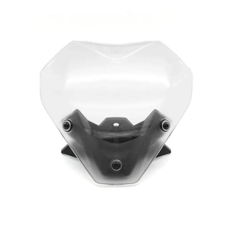AIERDEYP Windschild Motorrad Motorrad Spoiler Windschutz Windabweiser Bildschirm Schild Spoiler Für Für S1000R Für S 1000 R 2021 2022 2023(Transparent) von AIERDEYP