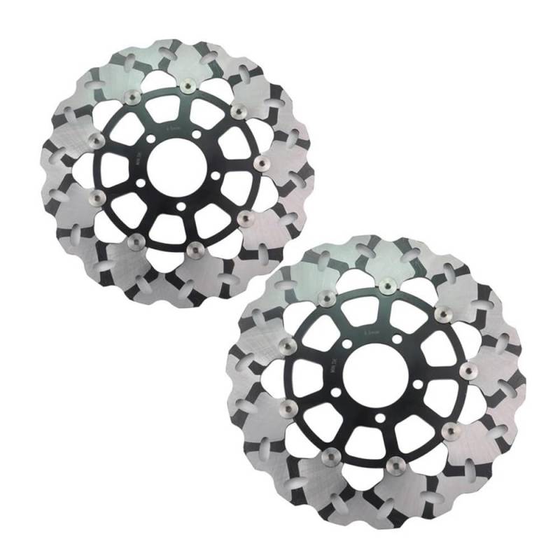 Motorrad-Bremsscheiben 2PC Motorrad Vorne Bremsscheibe Rotor Für Suzu&ki Für GSX-R600 1997-2000 2001 2002 2003 Für GSX-R750 1996-2000 2001 2002 2003 von AIERDEYP