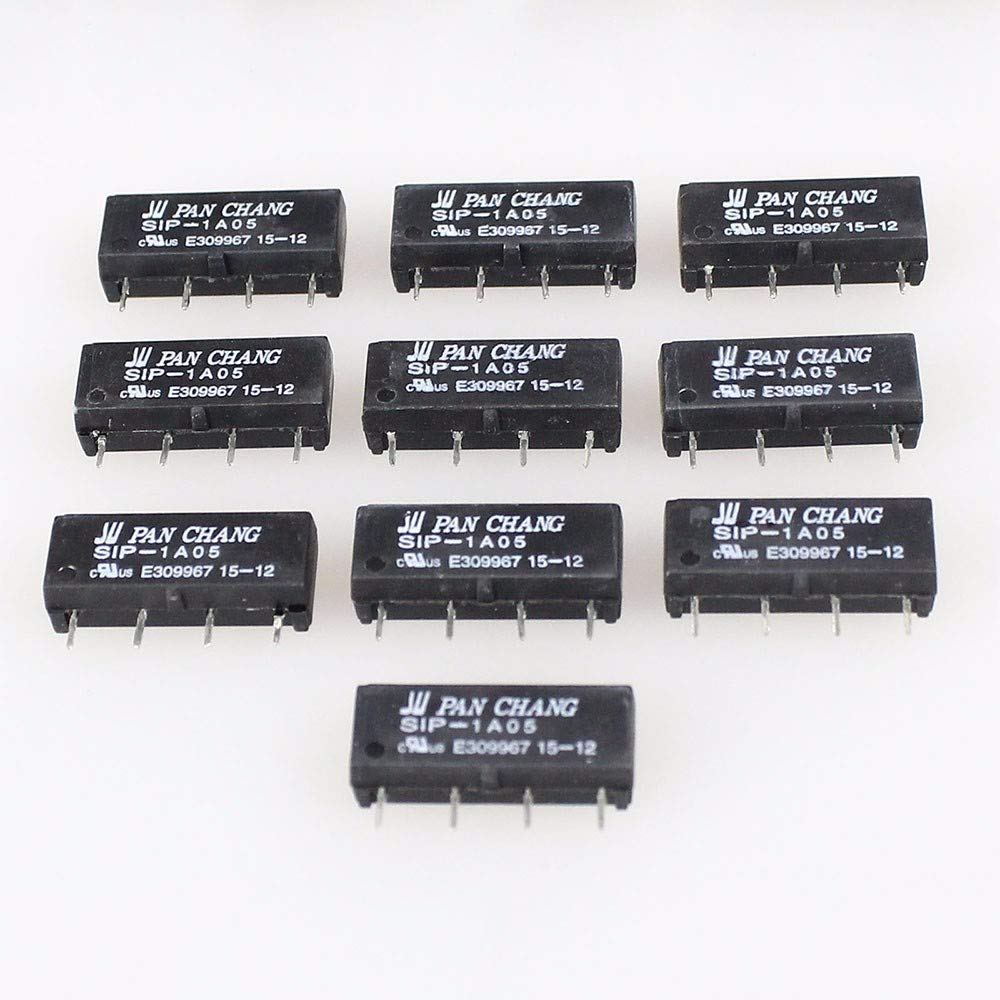 AILOVA Relais Modul, 10 Stück 5V Relaismodul SIP-1A05 4 PIN Reed Switch Relais, Automatisch, Normale Offen AILOVA Relais Modul, 10 Stück 5V Relaismodul SIP-1A05 4 PIN Reed Switch Relais, Automatisch, Normale Offen von AILOVA