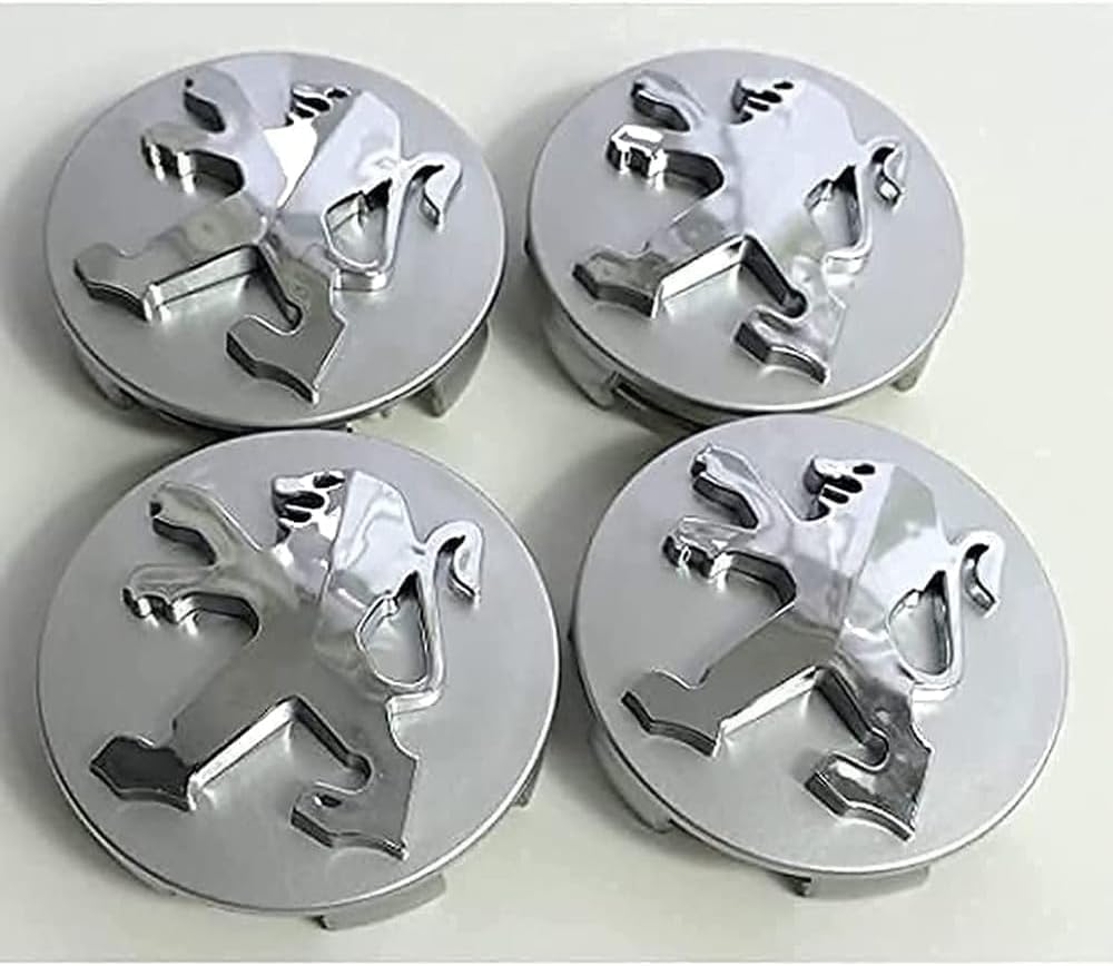 4 Stück Radnabenkappen für Peugeot 108, 208, 2008, 308, 3008, 4008, 508, 5008, 60 mm, Radnabenkappen-Aufkleber mit Logo, wasserdicht, staubdicht, Felgendekoration 4 Stück Radnabenkappen für Peugeot 108, 208, 2008, 308, 3008, 4008, 508, 5008, 60 mm, Radnabenkappen-Aufkleber mit Logo, wasserdicht, staubdicht, Felgendekoration von AIMXGBPS
