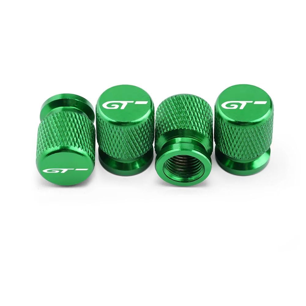4 Stück Ventilkappen für Peugeot GT GTLine RCZ 308 508 3008 5008. Metall-Ventilkappen für Reifen, korrosionsbeständig, rostfrei, auslaufsicher, mit Logo-Styling-Zubehör,normal-Green Style 4 Stück Ventilkappen für Peugeot GT GTLine RCZ 308 508 3008 5008. Metall-Ventilkappen für Reifen, korrosionsbeständig, rostfrei, auslaufsicher, mit Logo-Styling-Zubehör,normal-Green Style von AIMXGBPS