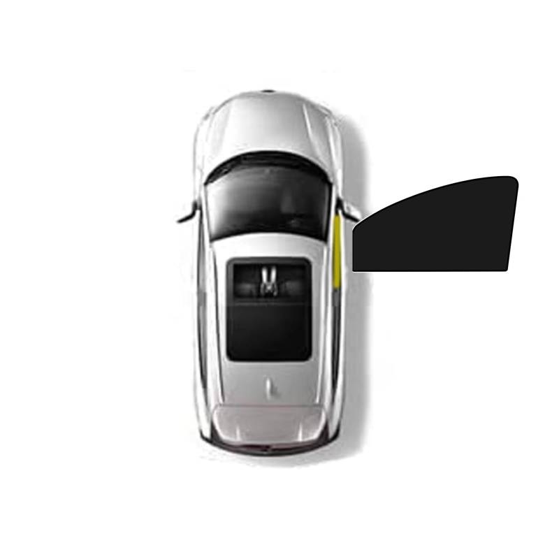 Doppelschicht Auto-Sonnenblende, Schwarz Beidseitig & Silber/Schwarz, Sonnenschutz für Frontscheibe Isolierung, Klappbar, für Renault Modus/Grand Modus 2004-2012,Black- Right von AIMXGBPS