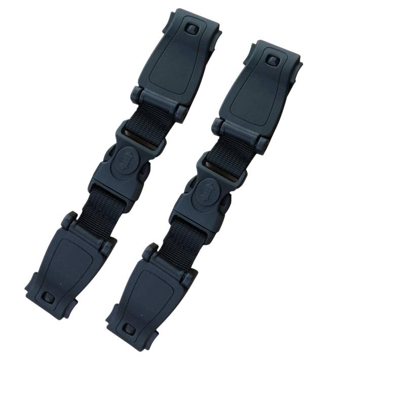 AINIUNIU 2 Stück Abschnallschutz Kindersitz, Längen-verstellbar, Gurtsicherung Autositz Brustgurt Clip, Gurtsammler für Autositze Kinderwagen Kinderhochstühle Fahrradsitze (17,5 x 3cm) von AINIUNIU