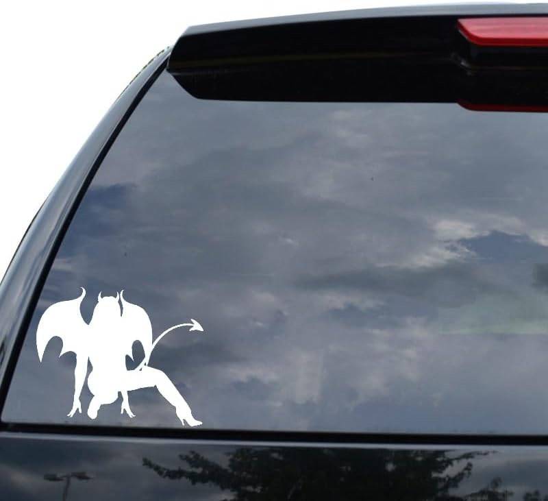 AIPASTN 13.9 * 10,6 cm Smart Sexy Mädchen Teufel Aufkleber Silhoutte Decal R Schöne Design, Das Den Körper Bedeckt 1PS von AIPASTN