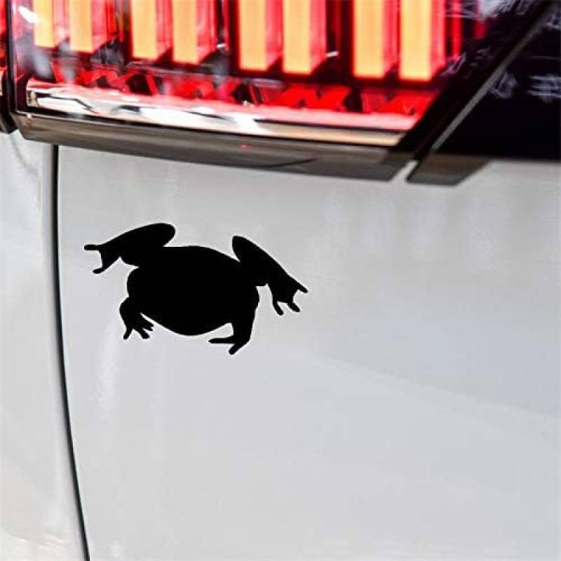 AIPASTN 14,5 cm*7,8 cm Ungewöhnlich Amphibien Toad Bullfrog Shadow Nifty Vinyl Aufkleber Schöner Autoaufkleber 2PS von AIPASTN