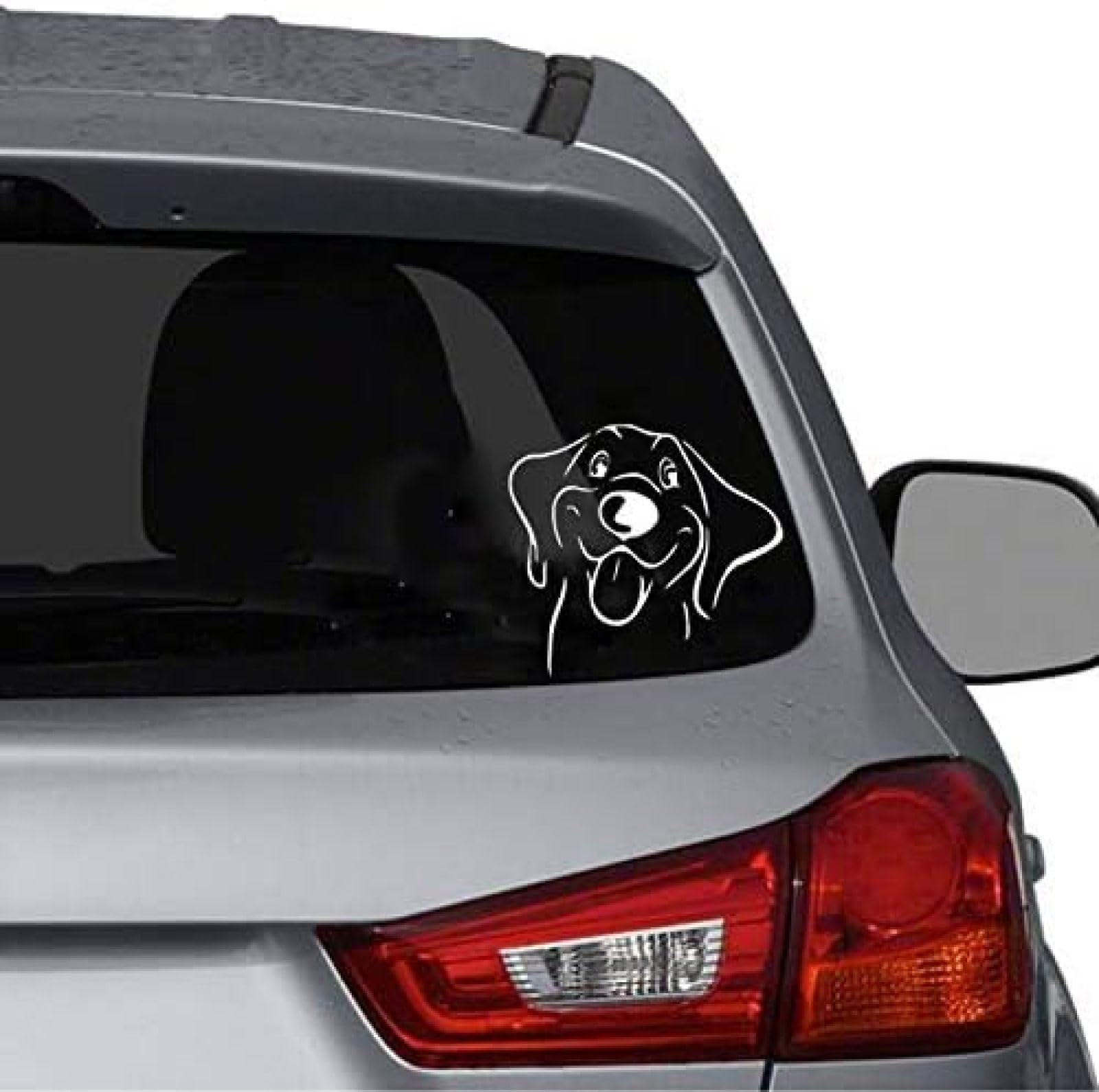 AIPASTN 14 cm*12,9 cm Fashion Cartoon Hund Vinyl Materialauto Aufkleber 3PS AIPASTN 14 cm*12,9 cm Fashion Cartoon Hund Vinyl Materialauto Aufkleber 3PS von AIPASTN
