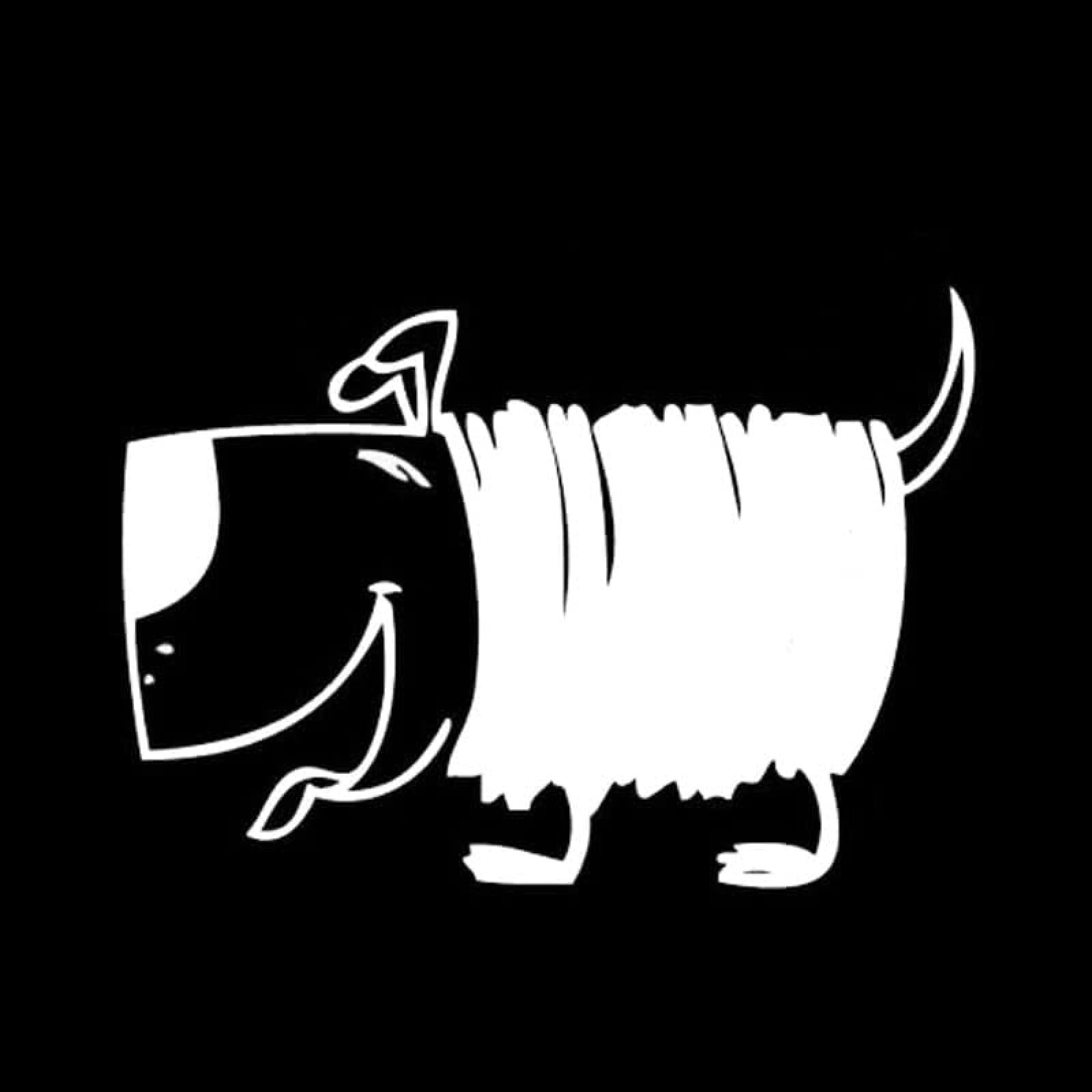 AIPASTN 15 cm*10,6 cm Lustiger Cartoon Hundempfindlichkeit Vinyl Car Sticker Abziehbilder Schwarz/Silber 2PS AIPASTN 15 cm*10,6 cm Lustiger Cartoon Hundempfindlichkeit Vinyl Car Sticker Abziehbilder Schwarz/Silber 2PS von AIPASTN