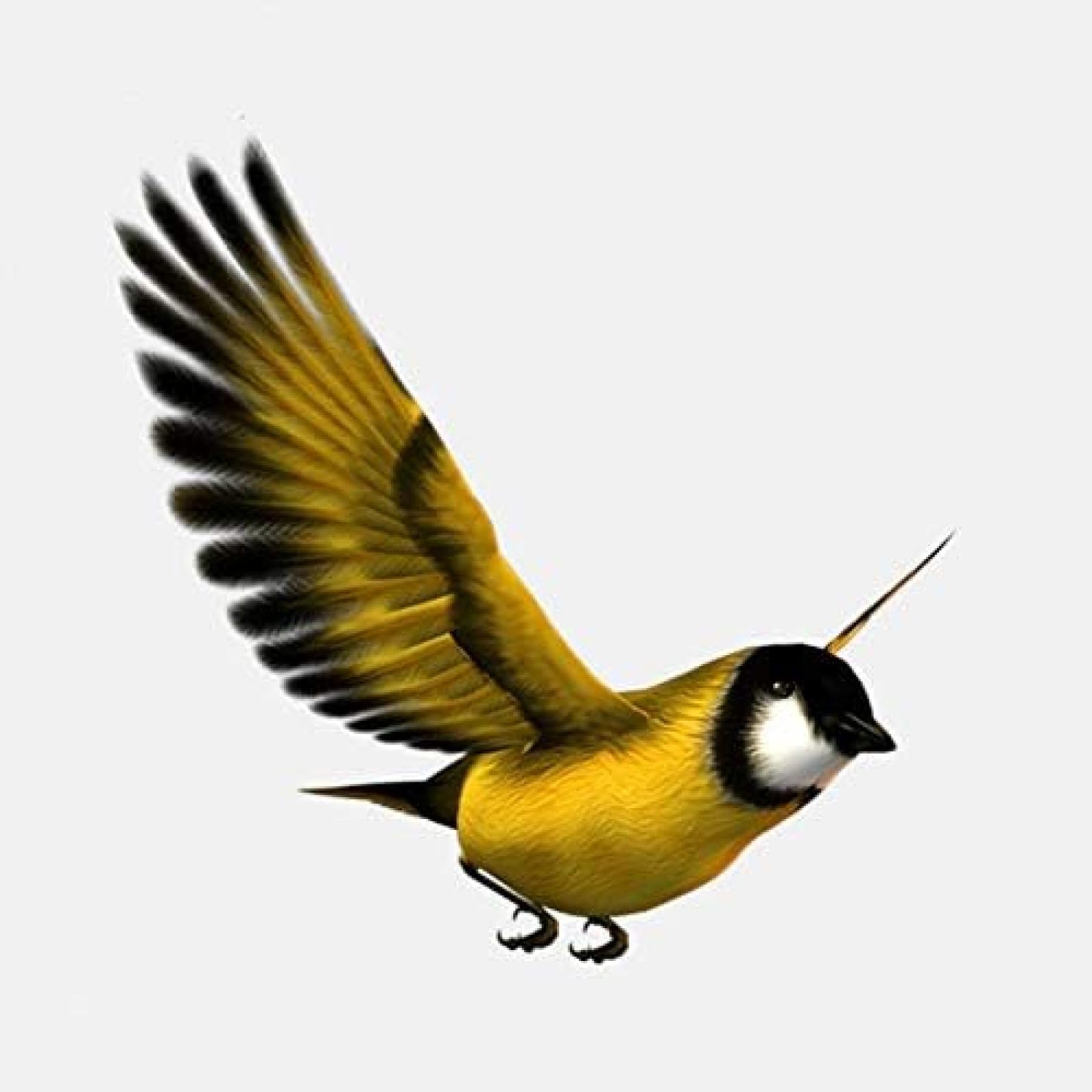 AIPASTN Aufkleber 11,9 cm X 11,2 cm Schöner Gelber Vogel Fliegen In Den Sky PVC Fenster Dekoration Autosauto Aufkleber 2PS AIPASTN Aufkleber 11,9 cm X 11,2 cm Schöner Gelber Vogel Fliegen In Den Sky PVC Fenster Dekoration Autosauto Aufkleber 2PS von AIPASTN
