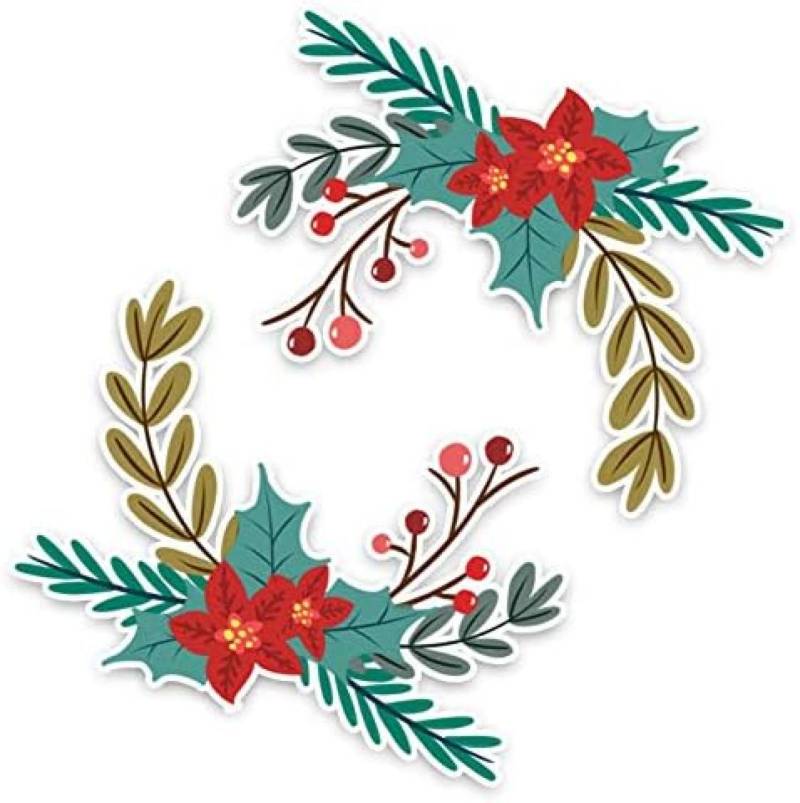 AIPASTN Aufkleber 12,7 X 12,8 cm Einzigartige Blumen Dekor -Autoaufkleber Personalisiert 3PS von AIPASTN