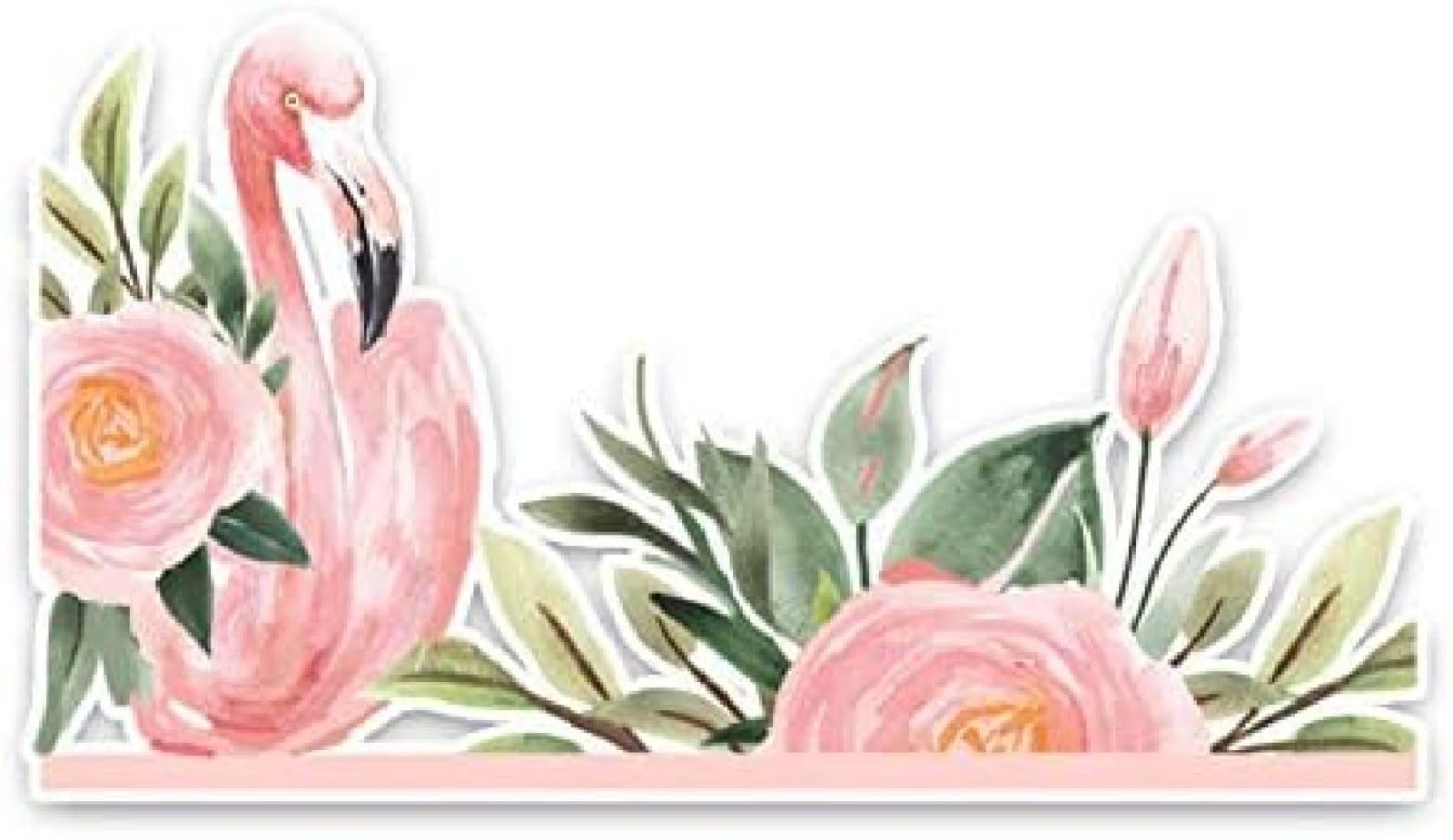AIPASTN Aufkleber 14.8 X 8,2 cm Einzigartige Flamingos Rosen Blumen Dekor Aufkleber Personalisiertes Zubehör Grafik 2PS AIPASTN Aufkleber 14.8 X 8,2 cm Einzigartige Flamingos Rosen Blumen Dekor Aufkleber Personalisiertes Zubehör Grafik 2PS von AIPASTN