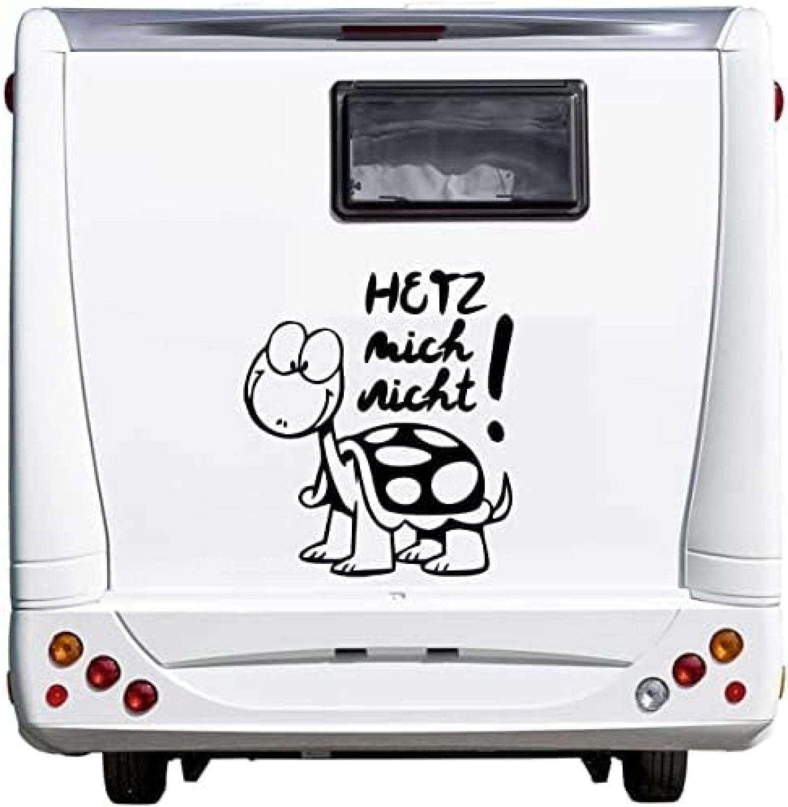 AIPASTN Autoaufkleber Hetz Mich Nicht! Wohnmobil Caravan Camper Caravan Aufkleber 1PS AIPASTN Autoaufkleber Hetz Mich Nicht! Wohnmobil Caravan Camper Caravan Aufkleber 1PS von AIPASTN