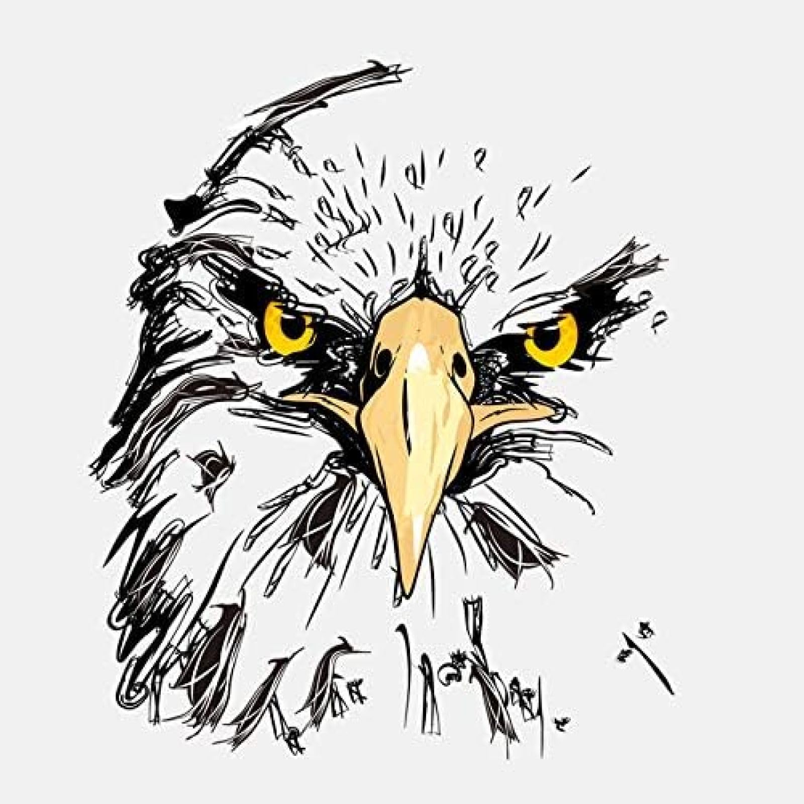 AIPASTN Creative Car Sticker Eagle Eye Scharfe Beobachtungszubehör Reflektierende PVC -Aufkleber Für Lada Vesta Peugeot, 14 cm*12 cm 2PS AIPASTN Creative Car Sticker Eagle Eye Scharfe Beobachtungszubehör Reflektierende PVC -Aufkleber Für Lada Vesta Peugeot, 14 cm*12 cm 2PS von AIPASTN