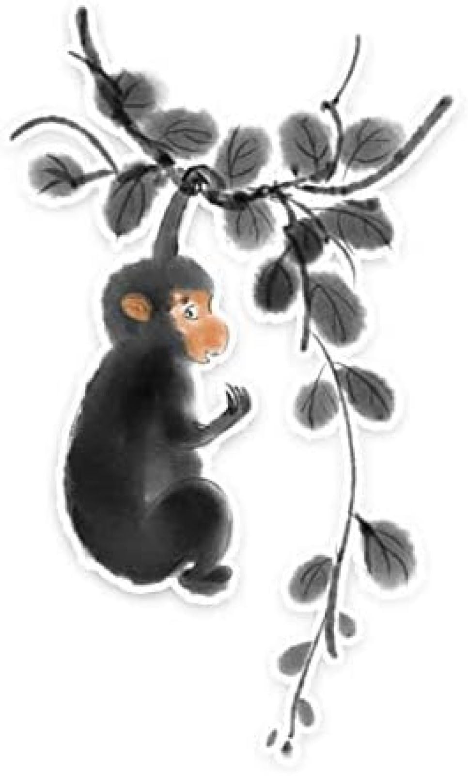 AIPASTN Sticker 17,5 cm X 10,3 cm Und AFFE Spielen, Das Tierwagen -Aufkleber PVC Spielt 3PS AIPASTN Sticker 17,5 cm X 10,3 cm Und AFFE Spielen, Das Tierwagen -Aufkleber PVC Spielt 3PS von AIPASTN
