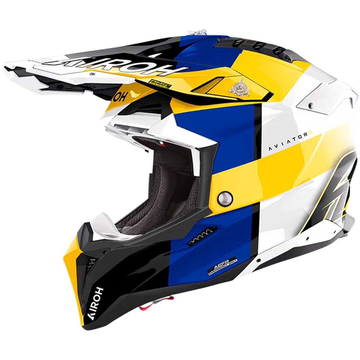 AIROH AVIATOR 3 MONARCH BLUE/YELLOW GLOSS L AIROH AVIATOR 3 MONARCH BLUE/YELLOW GLOSS L von AIROH