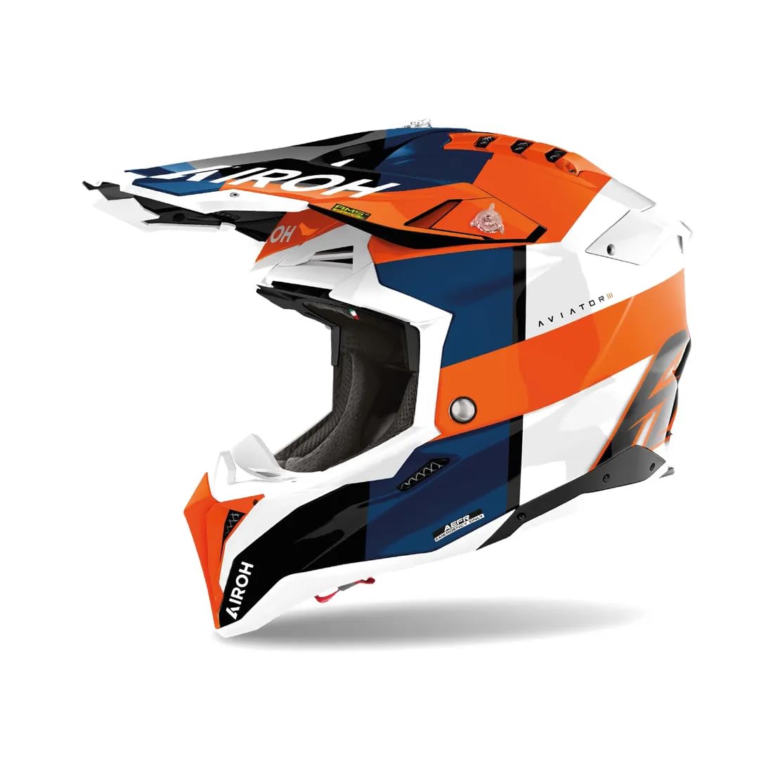 AIROH AVIATOR 3 MONARCH ORANGE GLOSS XXL AIROH AVIATOR 3 MONARCH ORANGE GLOSS XXL von AIROH