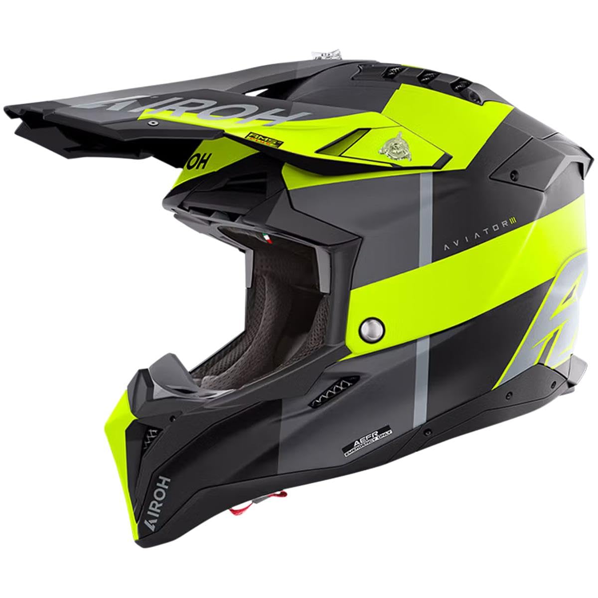 AIROH AVIATOR 3 MONARCH YELLOW MATT M AIROH AVIATOR 3 MONARCH YELLOW MATT M von AIROH