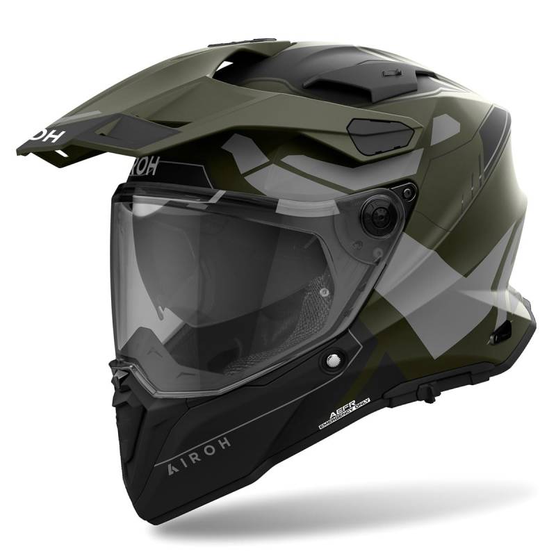 AIROH COMMANDER 2 REVEAL MILITARY GREEN XS von AIROH