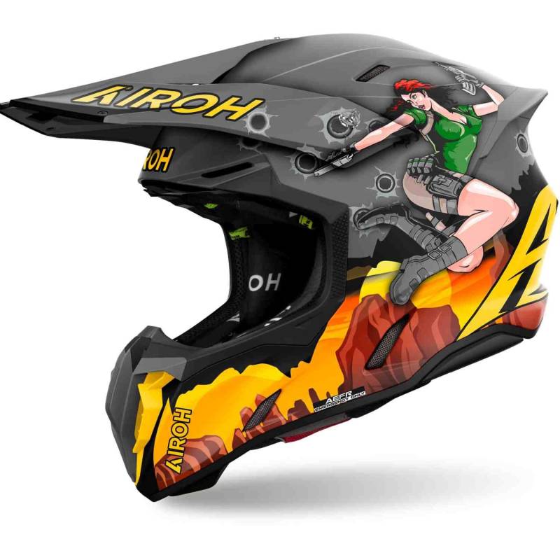 AIROH TWIST 3 ADVENTURE MATT M von AIROH