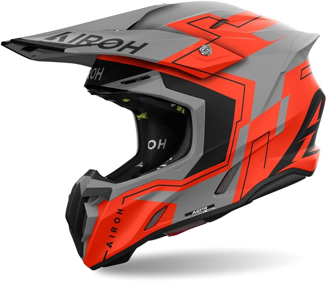 AIROH TWIST 3 DIZZY ORANGE FLUO MATT XL AIROH TWIST 3 DIZZY ORANGE FLUO MATT XL von AIROH
