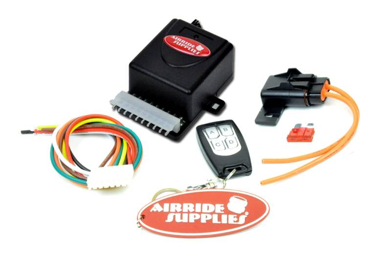 AIRRIDE SUPPLIES® 4-Kanal Funk Fernbedienung inkl. Wunsch-Handsender 12VDC Auto + Bike von AIRRIDE SUPPLIES