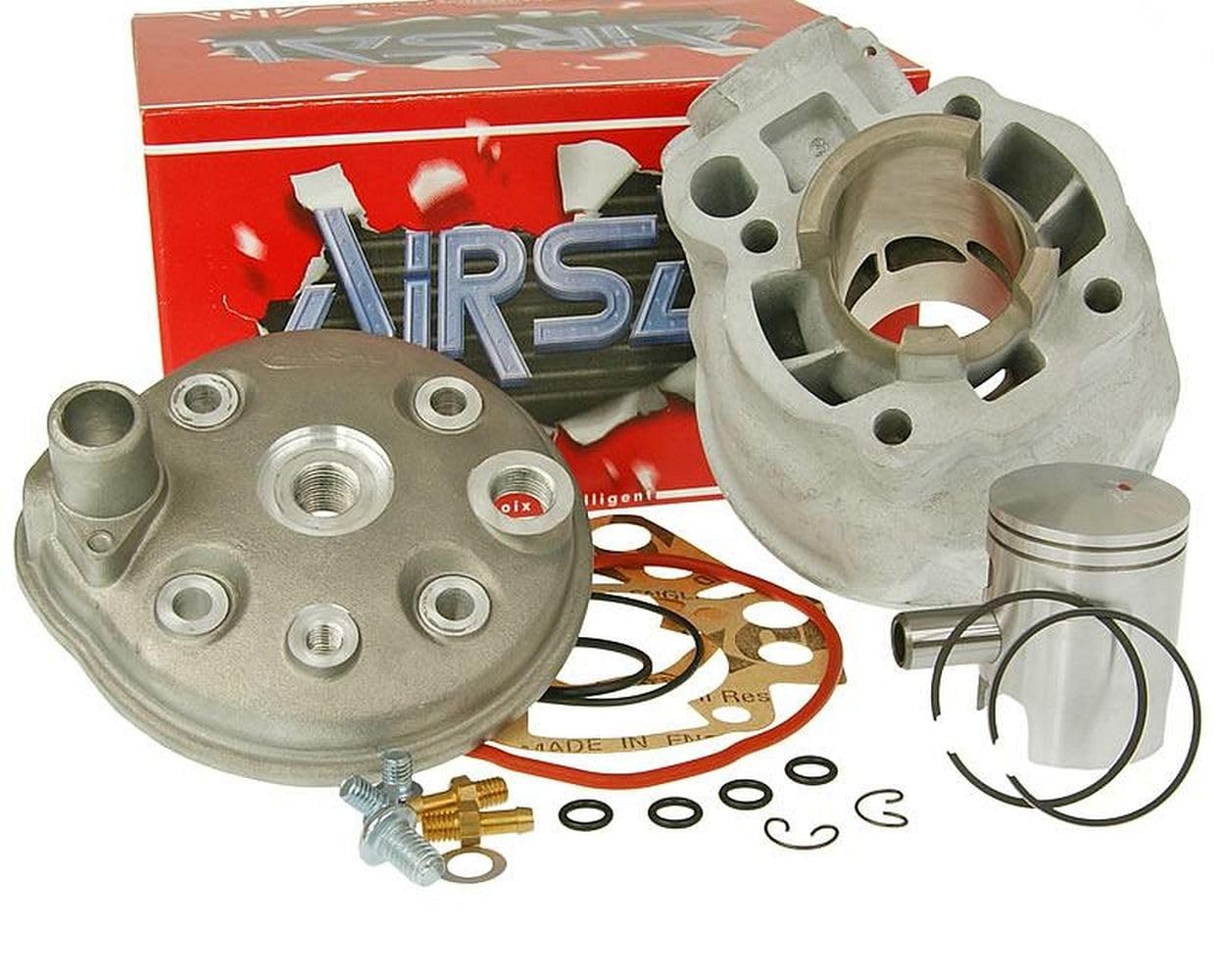 Zylinder Kit AIRSAL 50ccm Sport kompatibel für RIEJU MRX 50 AM6, BETA RR 50 ALU AM6, RR 50 AM6, RR 50 AM6 von AIRSAL