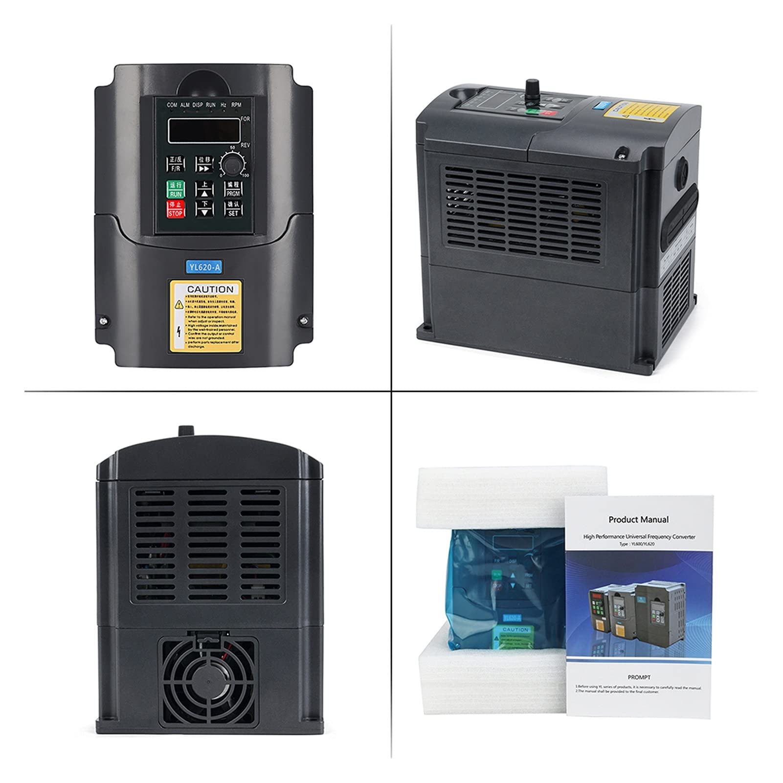 Frequenzumsetzer, 1,5 kW / 2.2kw Wassergekühlte Spindel CNC Spindelmotor + 2.2kw Vfd + 8. 0mm Klammer + Wasserpumpe + 13 stücke Er20. Spannzange for CNC Router(2.2kw er20 kits,110) von AIRYSSFU