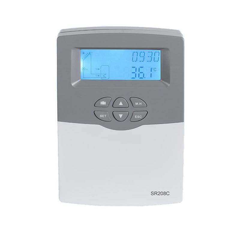 Solarregler, SR208C Solarwasser-Wärmeregler WIFI-Fernbedienung Optional AC100-240 for Solarheizungssystem(SR208C) von AIRYSSFU