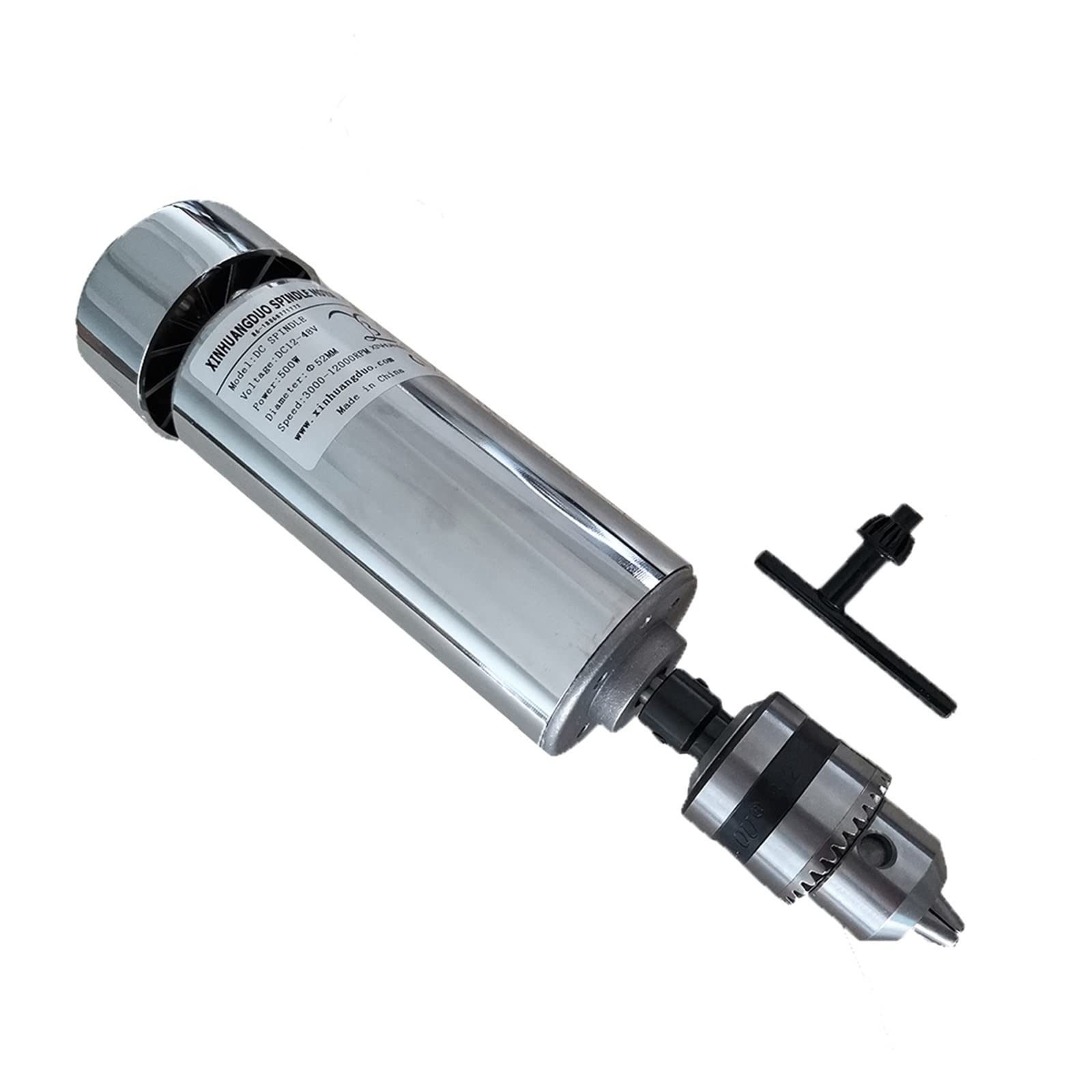 Spindelmotor, 200 W/300 W/400 W/500 W Graviermaschine Spindelmotor Luftkühlung Hochgeschwindigkeits-CNC (Bohrfutterspannbereich: 1,5–10 mm)(500W Spindle) von AIRYSSFU