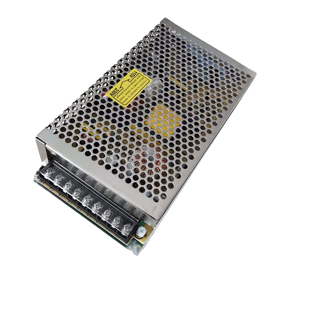 Spindelmotor, 200W/0,2KW /ER16 Bürstenloser DC-Spindelmotor+55MM Klemme mit Schrauben+20-50VDC Schrittmotortreiber+48VDC 4,2A Netzteil(Package3) von AIRYSSFU