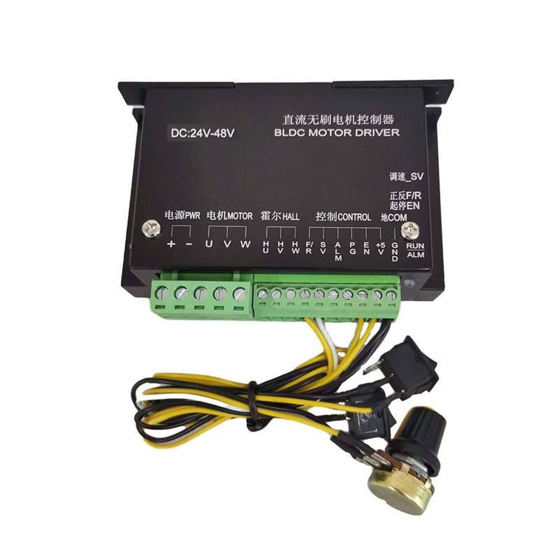 Spindelmotor, 48 V 500 W ER16 bürstenlose Spindel + 57 mm Klemme mit Schrauben + 48 V bürstenloser Motortreiber + 48 VDC 10,5 A Netzteil(Package2) von AIRYSSFU