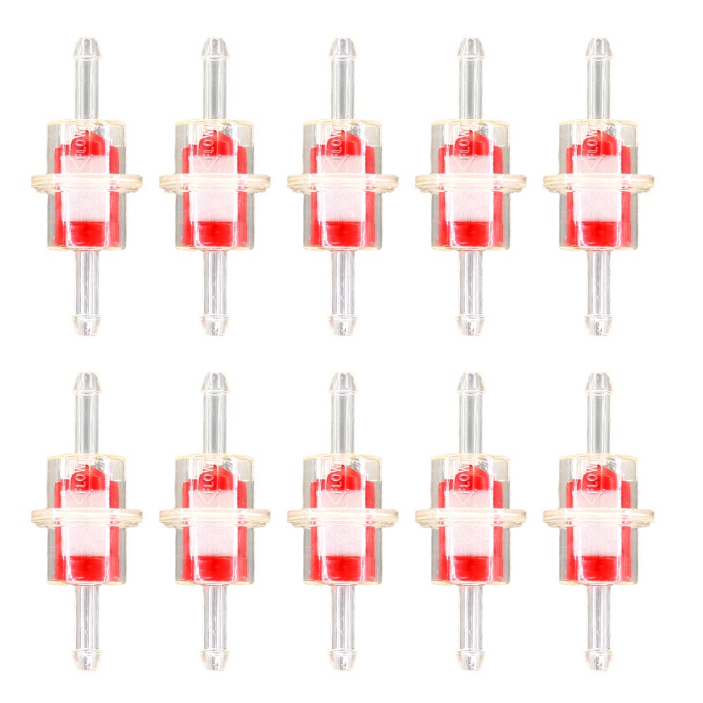 AISEN 10 Stück Kraftstofffilter Benzinfilter Klein Transparent für Motorrad 3/16" 5mm Hose Arctic Cat Inline Fuel Filter ATV UTV Snowmobile Watercraft PWC 0470-988 AISEN 10 Stück Kraftstofffilter Benzinfilter Klein Transparent für Motorrad 3/16" 5mm Hose Arctic Cat Inline Fuel Filter ATV UTV Snowmobile Watercraft PWC 0470-988 von AISEN