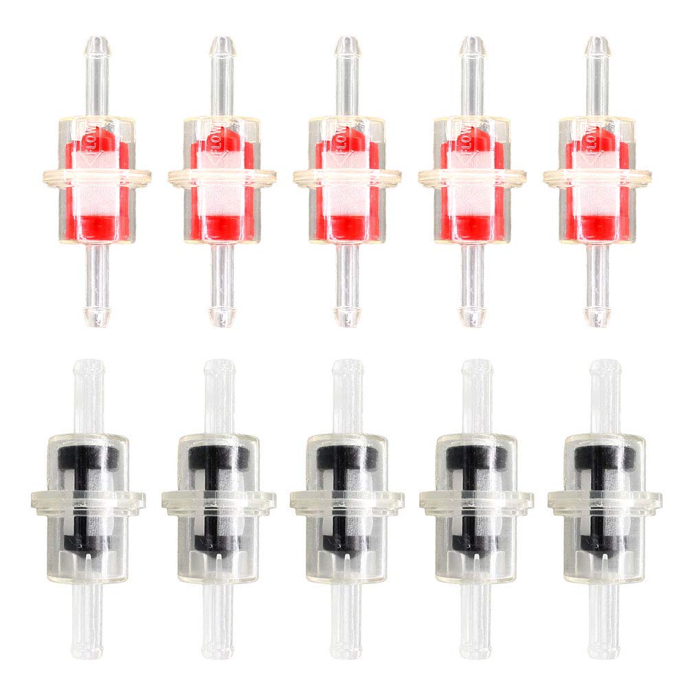 AISEN 10 Stück Kraftstofffilter Benzinfilter Klein Transparent mit 6mm oder 8mm AISEN 10 Stück Kraftstofffilter Benzinfilter Klein Transparent mit 6mm oder 8mm von AISEN
