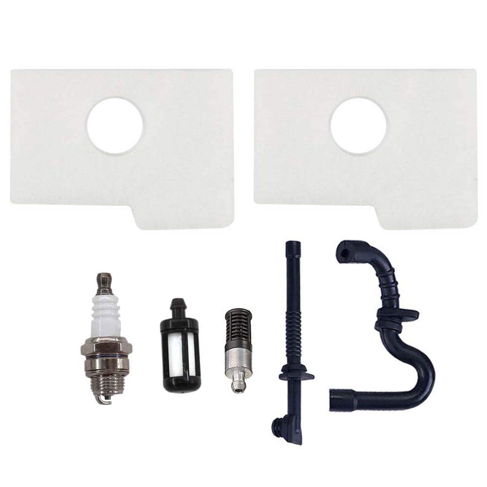 AISEN 2x Luftfilter mit Öl Benzin Filter Schlauch & Zündkerze für Stihl 017 018 MS170 MS180 MS180C MS 170 180 Kettensäge AISEN 2x Luftfilter mit Öl Benzin Filter Schlauch & Zündkerze für Stihl 017 018 MS170 MS180 MS180C MS 170 180 Kettensäge von AISEN