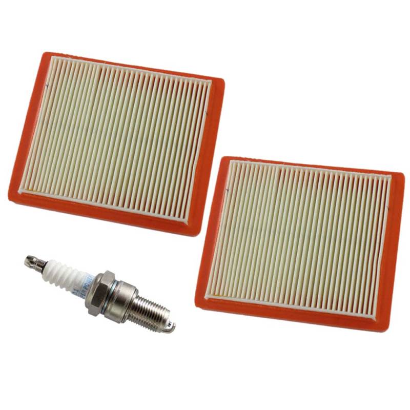 AISEN 2x Luftfilter & Zündkerze Kit für Kohler XT650 XT675 XT775 XT800 Rasenmäher von AISEN