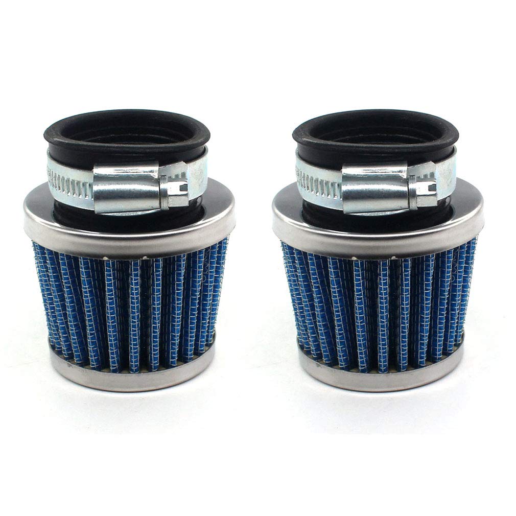 AISEN 2x Universal Doppelschicht Stahl Filter Luftfilter für 34mm 35mm 36mm Motorrad Scooter ATV Moped Roller von AISEN