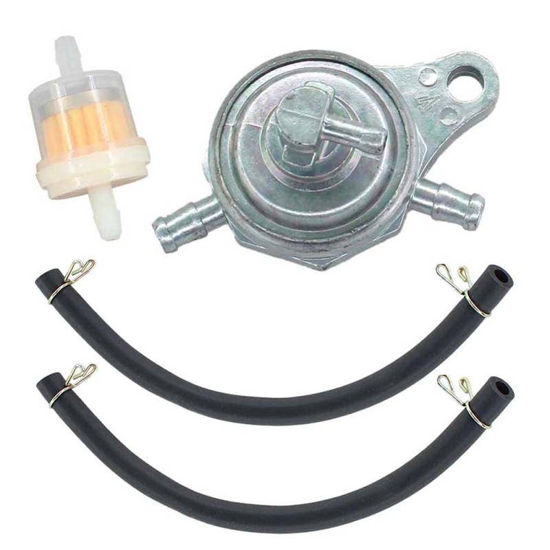 AISEN Benzinhahn & Benzinschlauch Benzinfilter Unterdruck Ventil für Rex RS 400 450 460 500 600 700 und die meisten China 4-Takt Roller GY6 von AISEN