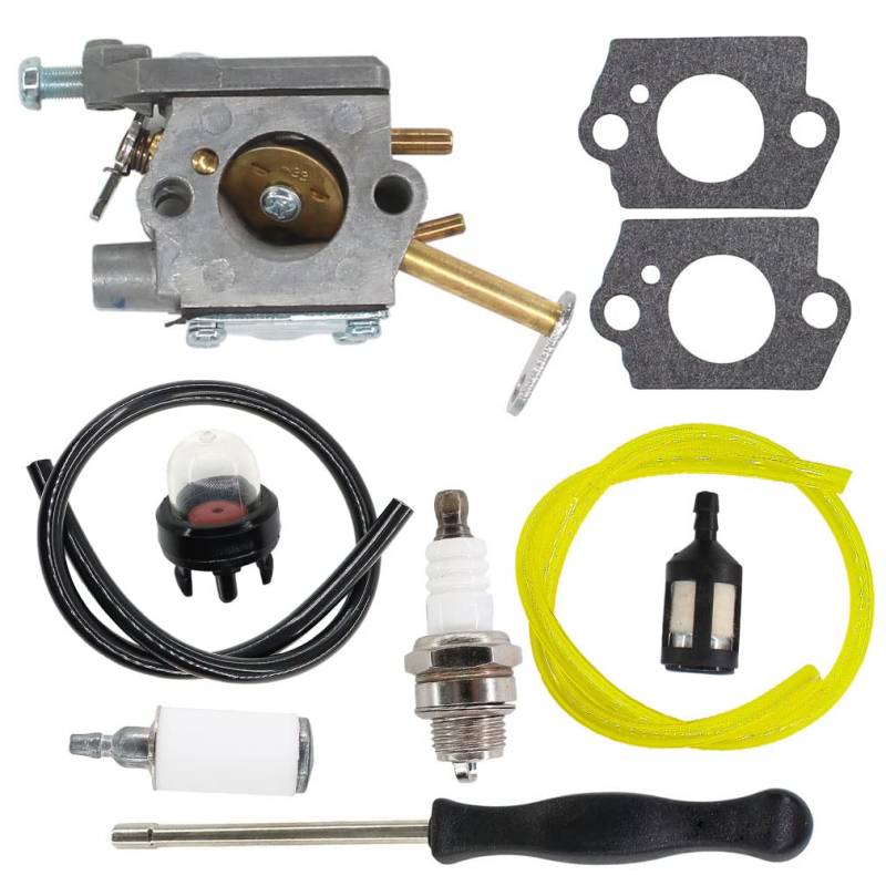 AISEN Vergaser für Homelite 33cc Kettensäge WT673 WT-673 A09159A 300981002 C1Q-H42 C1Q-601 UT-10532 UT-10926 D3300 N3014 N3316 Z3800 0 UT-1 0782-A Ryobi RY74003D Vergaser von AISEN