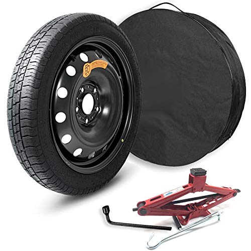 AIWAYS Reserverad-Set, 43,1 cm (17 Zoll), kompatibel mit Mini Countryman Co FMX ab Baujahr 2016 – Zubehör enthalten (CRICK/Schlüssel/Tasche) von AIWAYS