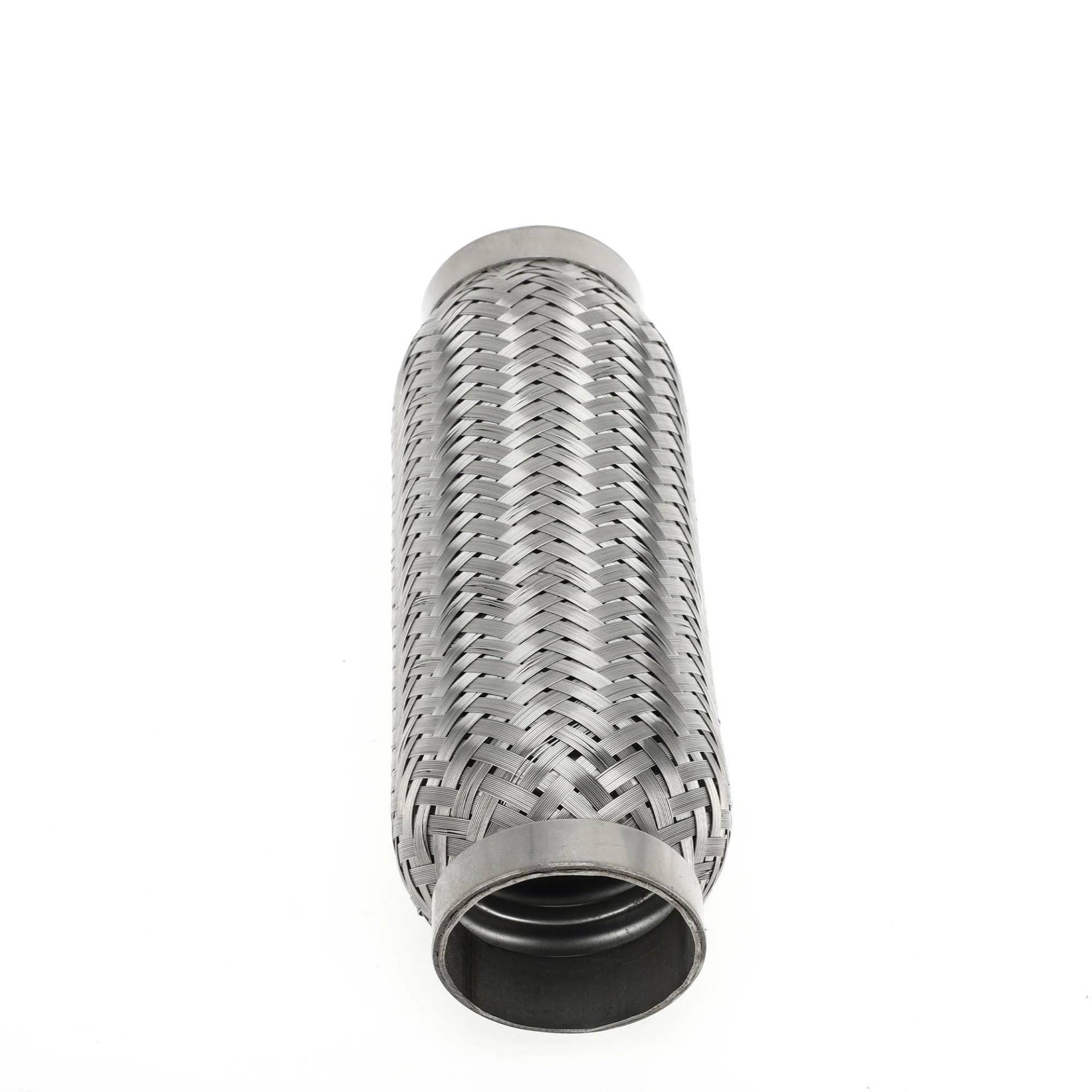 Abgasrohrleitungen 50 Mm Innendurchmesser, 55 Mm Außendurchmesser, Flexibles Auto-Auspuffrohr, Auspuff-Flex-Verbindungsrohre, Faltenbalg, Doppellagig Abgasschlauch(50x55x160mm) von AJHJET