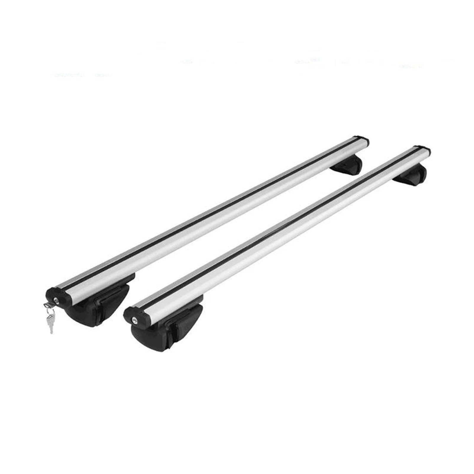Auto Gepäckträger Dachgepäckträger 2PCS 120 Oder 135CM Universal Passt Auto Mit Dach Rack Dach Rack Querstangen Für Kajak Für Cargoline Für SUV Snowboarden(Silver 1.35M) von AJHJET
