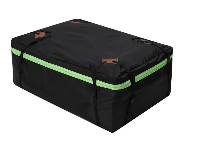 Auto Gepäckträger Dachgepäckträger 420D Auto Dach Tasche Stamm Reflektierende wasserdichte Dach Gepäck Träger Lagerung Reisetasche Für SUV Fracht Gepäck Dach Tasche(135X80X45CM) von AJHJET