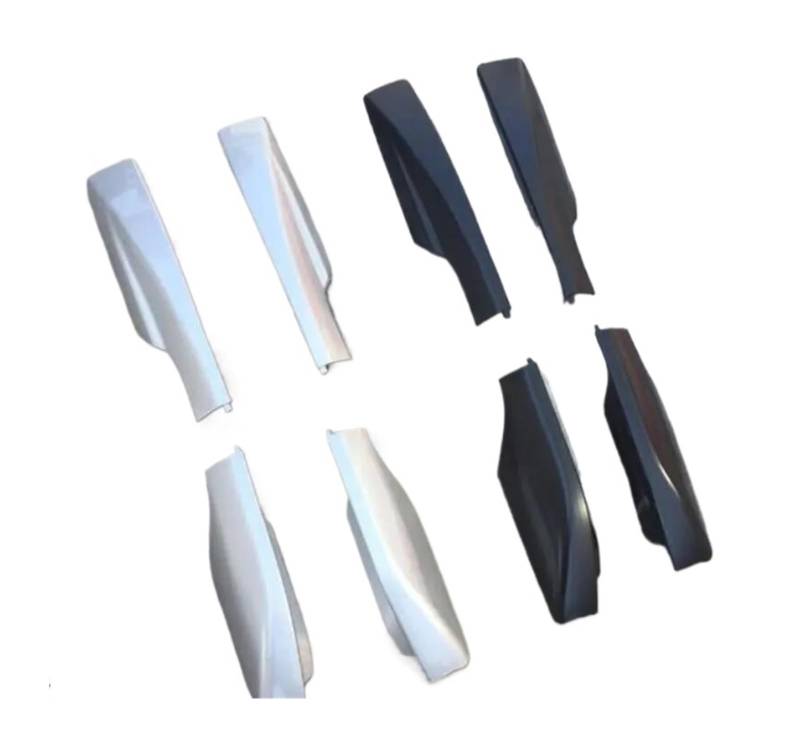 Auto Gepäckträger Dachgepäckträger 4PCS ABS Dach Rack Bar Schiene Ende Schutz Abdeckung Shell Ersetzen Für Toyota Für RAV4 2006 2007 2008 2009 2010 2011 2012(Silber) von AJHJET