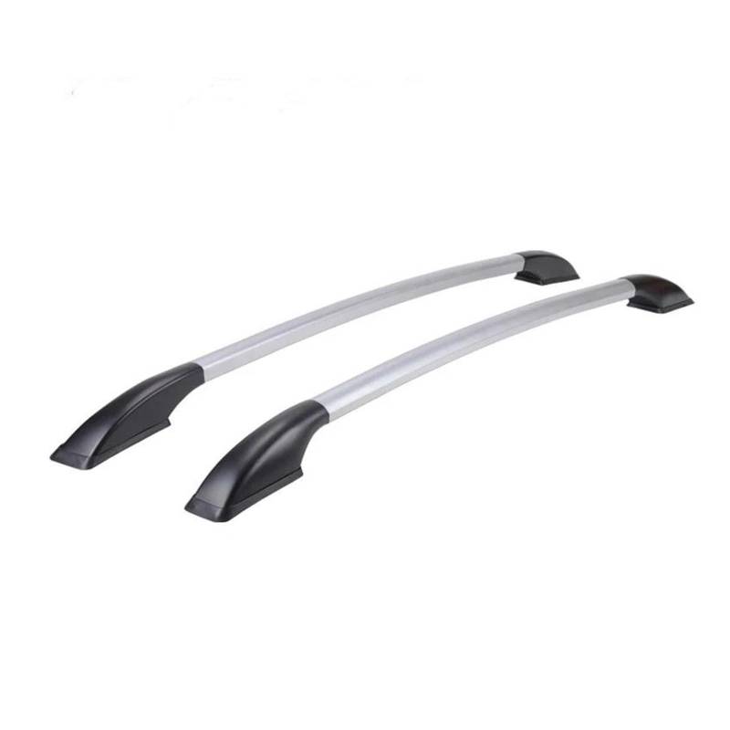 Auto Gepäckträger Dachgepäckträger Auto-Dekorationszubehör Gepäckträger Refit, Spezieller Gepäckträger, Aluminiumlegierung, Autorahmen, Personalisierbar, Perforationsfrei(1.4m Silver Black) von AJHJET
