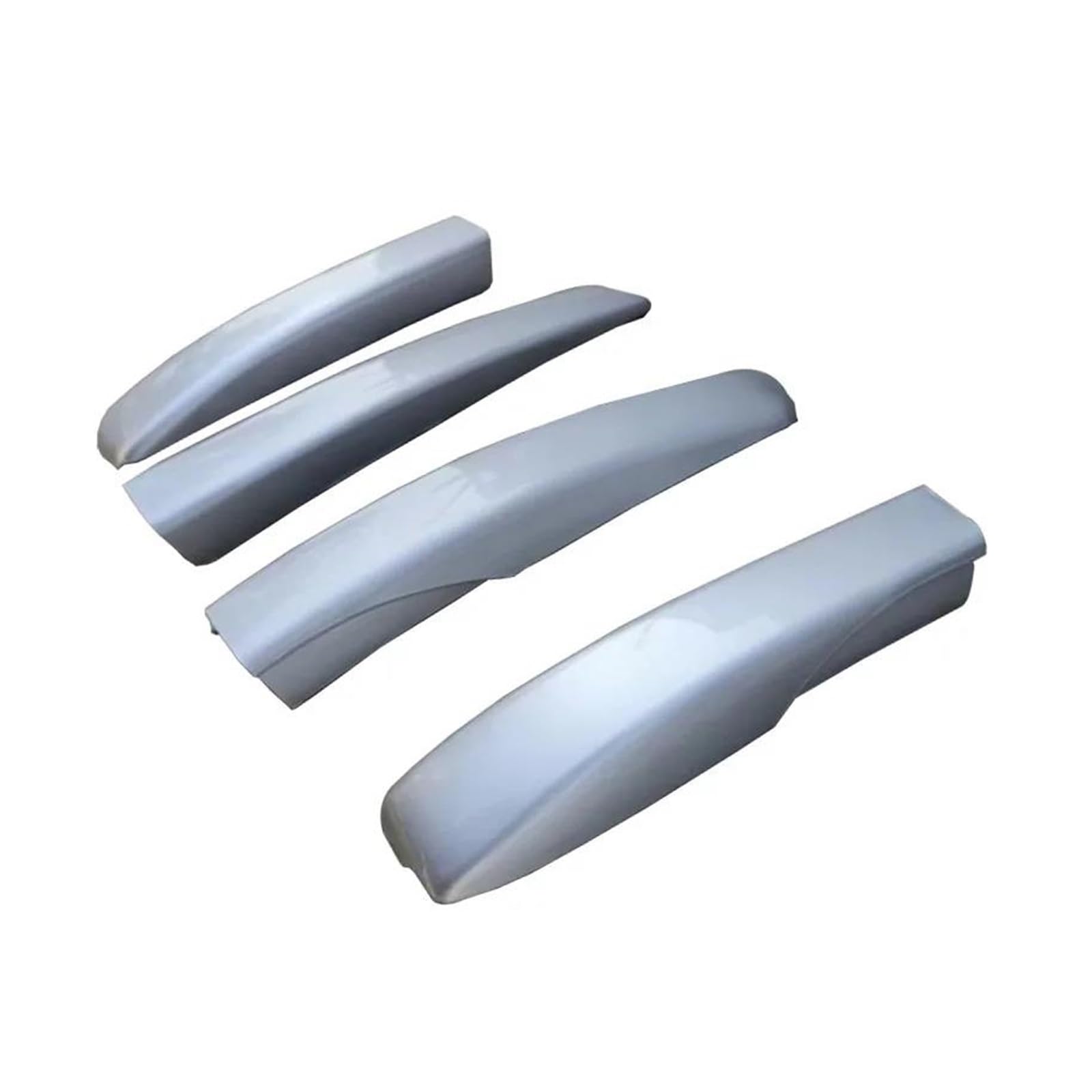 Auto Gepäckträger Dachgepäckträger Dachträger Gepäckträger Autozubehör Bar Schiene Endabdeckung Shell Cap Trim Für Für ASX 2013 2014 2015 2016 2017 2018(Silver Front Left) von AJHJET