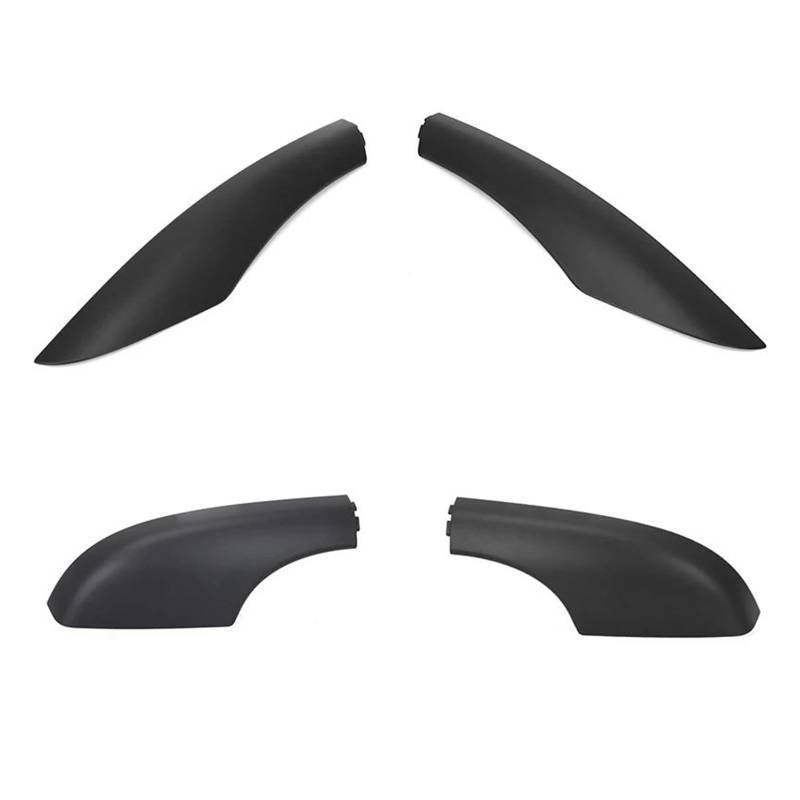 Auto Gepäckträger Dachgepäckträger Schwarz Auto Dach Rack Abdeckung Vorne Hinten Dach Bar Gepäck Rack Schutz Schiene End Shell Set Für Skoda Für Yeti Für SUV(1 Set.) von AJHJET