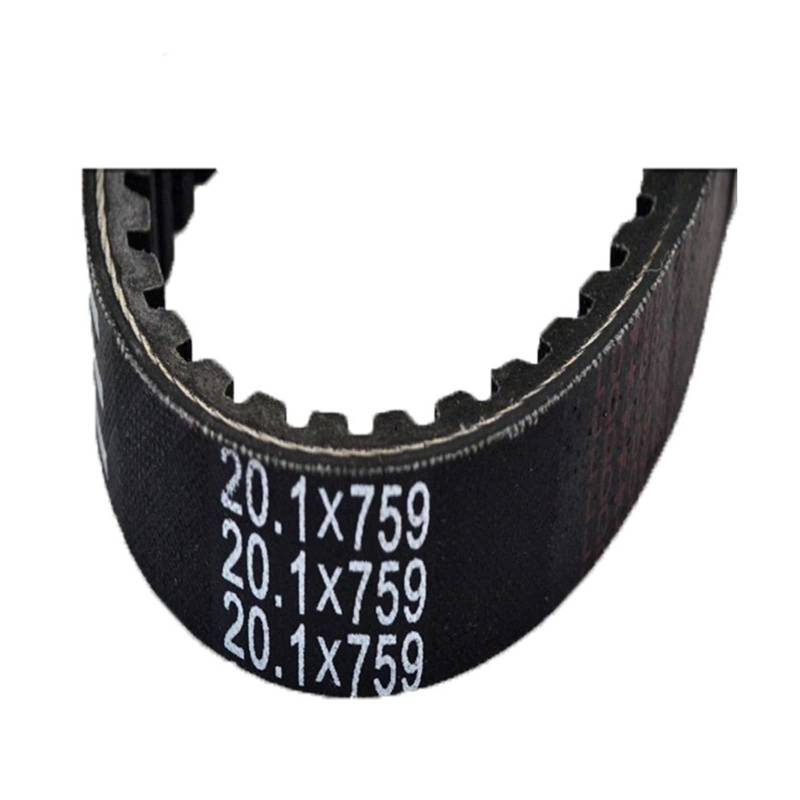 Übertragungsriemen Antriebsriemen Für 4-Takt-Luftgekühlter Chinesischer Roller Für 152QMI Für GY6 125 Für GY6125CC Langes Gehäuse Antriebsriemen 20,1 759 20,1X759 Verstärkter Gürtel von AJHJET