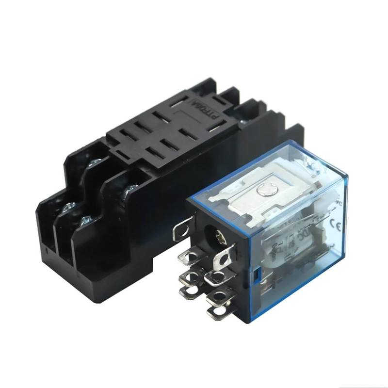 1 STÜCKE LY2NJ HH62P HHC68A-2Z Elektronisches Mikroelektromagnetisches Relais 10A 8PIN Spule mit Sockelsockel DC12V 24V AC110 220V(AC 110V) von AJKDQDDE