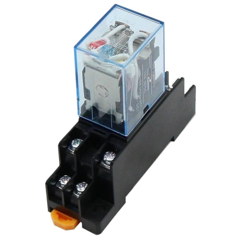 1 STÜCKE MY2P HH52P MY2NJ 12 V 24 V DC/110 V 220 V AC spule allzweck relais mit sockel basis(AC,380V) von AJKDQDDE